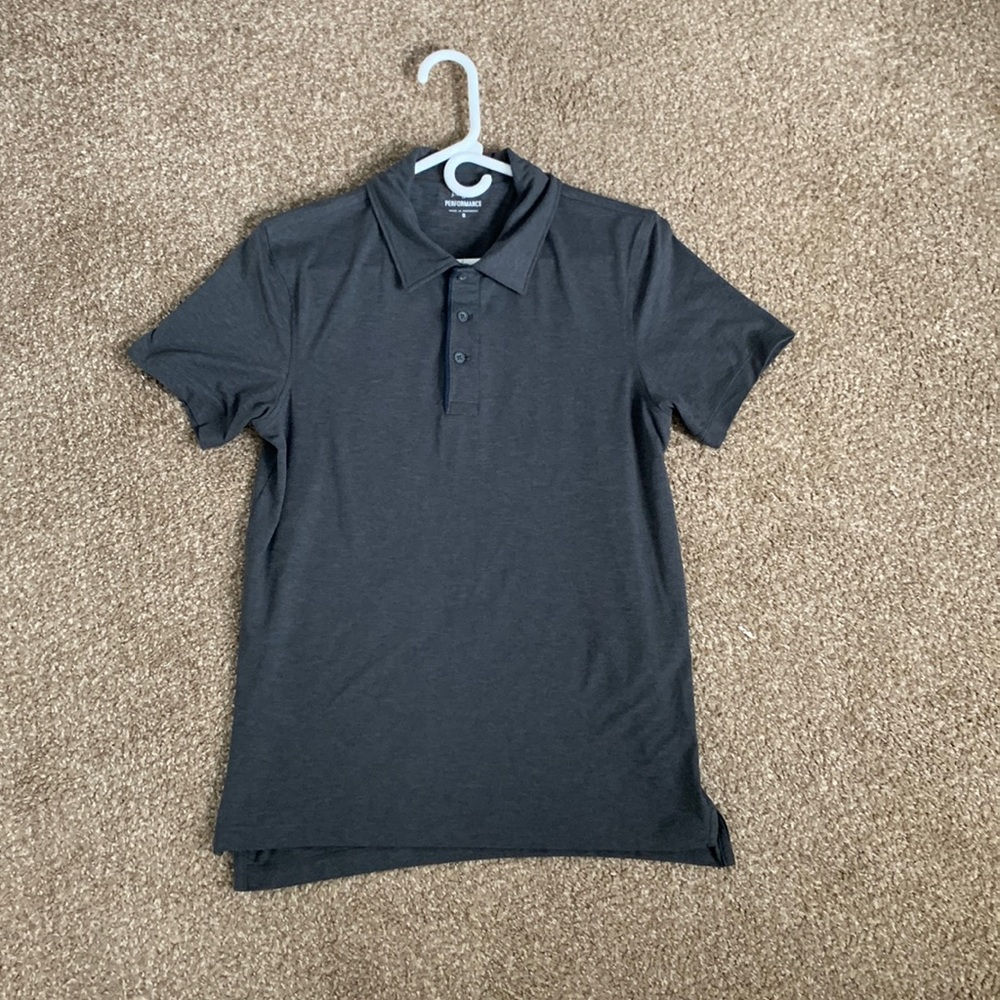 Dark grey J Crew performance polo - Size Small
